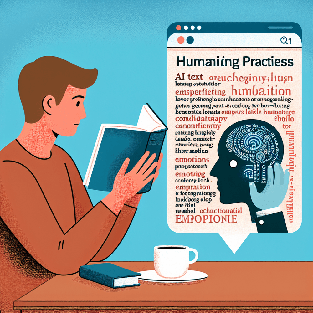 An image of Humanizing AI Text and Best Practices for AI Text